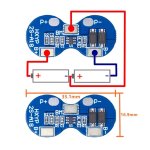 ماژول محافظ شارژ باتری لیتیومی 2 سل 4 آمپر مدل HXYP-2S-A18 .jpg